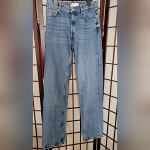 BERSHKA High Waist Straight Jeans